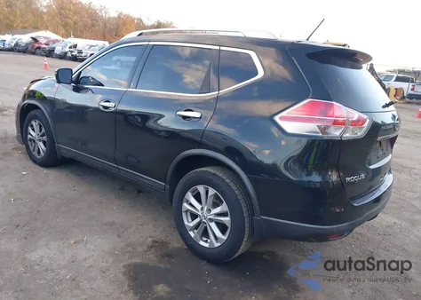 2016 Nissan Rogue Sv из США, поврежденный, VIN KNMAT2MV6GP678198